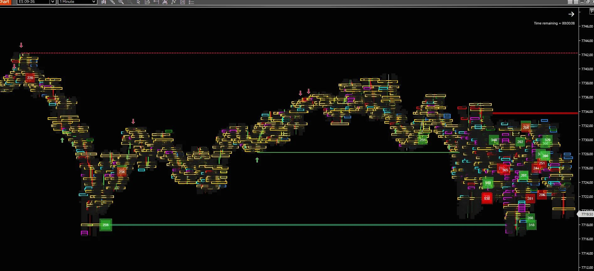 Footprint Order Flow Support 1
